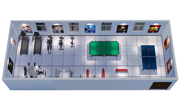 100平方健身房配置方案-广西银河Galaxy体育健身器材有限公司