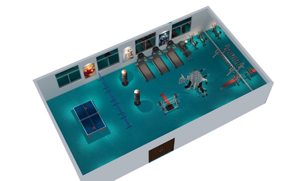 150平方健身房配置方案-广西银河Galaxy体育健身器材有限公司