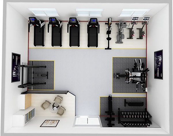 80平方健身房配置方案-广西银河Galaxy体育健身器材有限公司 80平方健身房配置方案-广西银河Galaxy体育健身器材有限公司
