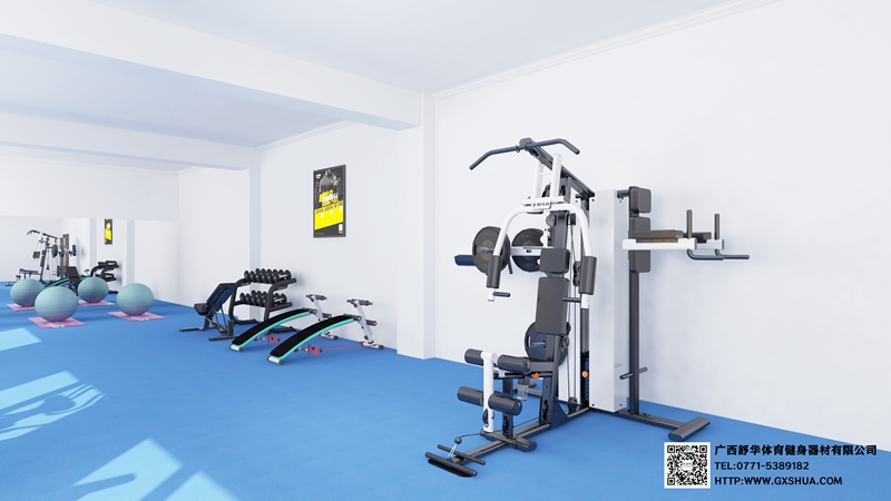 企事业单位健身房-力量器材区 企事业单位健身房-力量器材区
